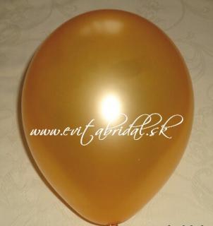 Balón metalický zlatý 