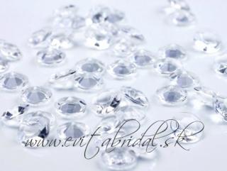 Diamanty priehľadné 12mm