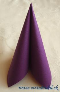 Servítka aubergine