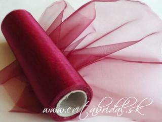 Organza bordová 36cm