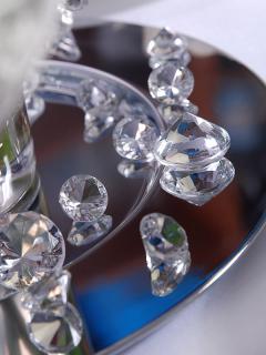 Diamanty priehľadné 20mm
