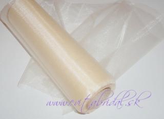 Organza krémová 36cm 