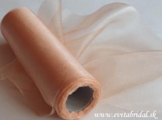 Organza lososová 36cm 