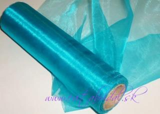 Organza tyrkysová 36cm 