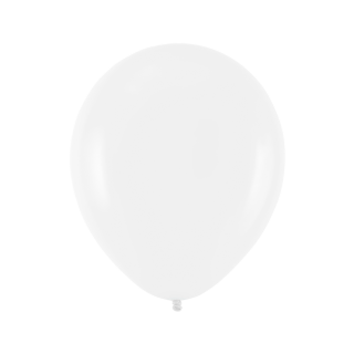 Balón pastelový biely 30cm