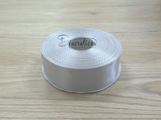 Saténová stuha strieborná 38mm