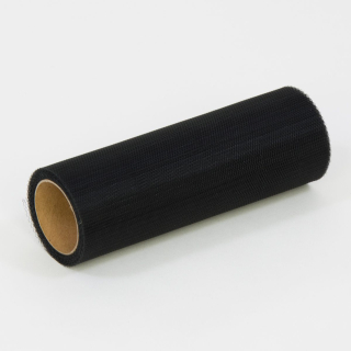 Tyl v rolke čierny 15cm x 9m 