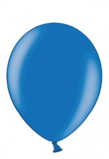 Balón metalický kráľovský modrý 27cm